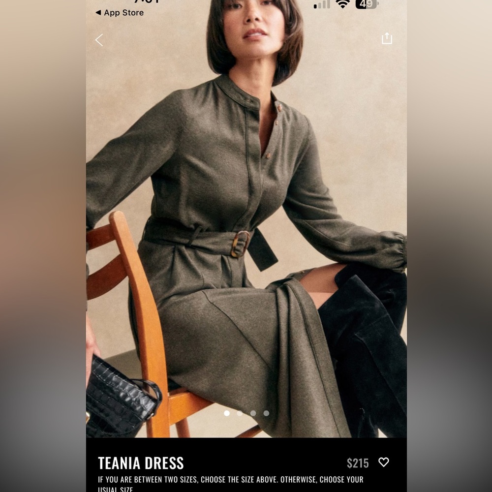 NWOT Sézane Teania Dress